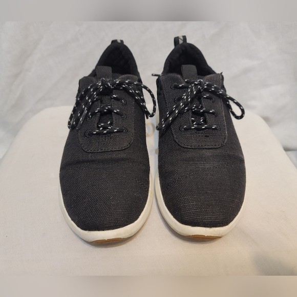 Toms Womens Cabrillo Black Knit Canvas Sneakers Shoes Size 6.5 - Picture 3 of 9